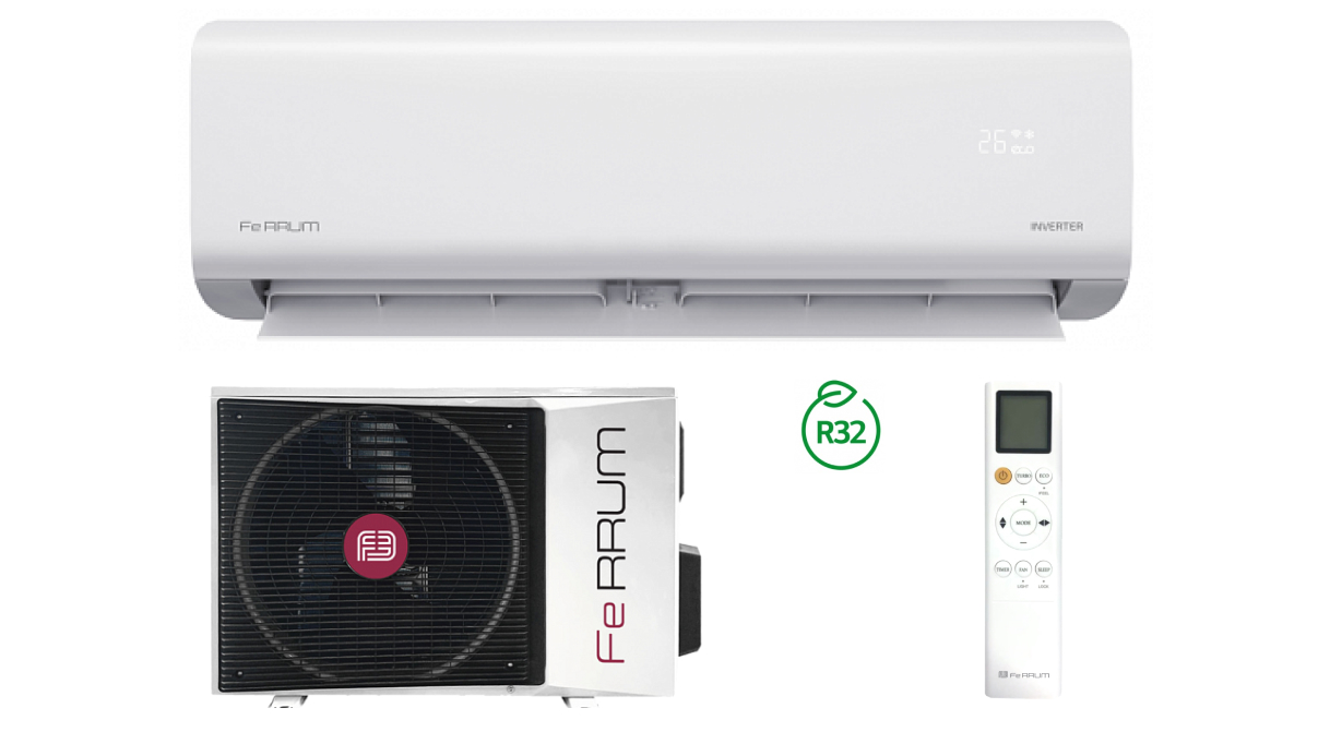 Кондиционер Ferrum DC Inverter iFIS24F1/iFOS24F1 Сплит-система, Белый, iFIS24F1/iFOS24F1
Кондиционер Ferrum DC Inverter iFIS24F1/iFOS24F1 Сплит-система, Белый, iFIS24F1/iFOS24F1