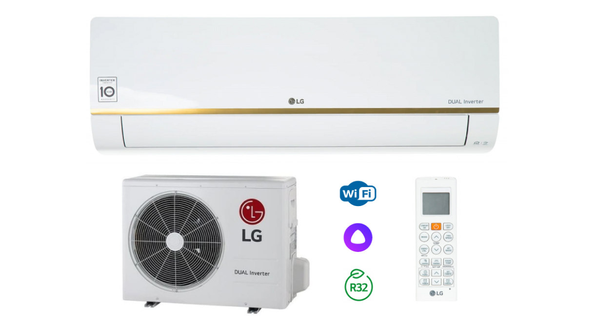 

Кондиционер LG Smart Line Inverter TC12GQ.NSJC/TC12GQ.UA3C Сплит-система, Белый, TC12GQ.NSJC/TC12GQ.UA3C