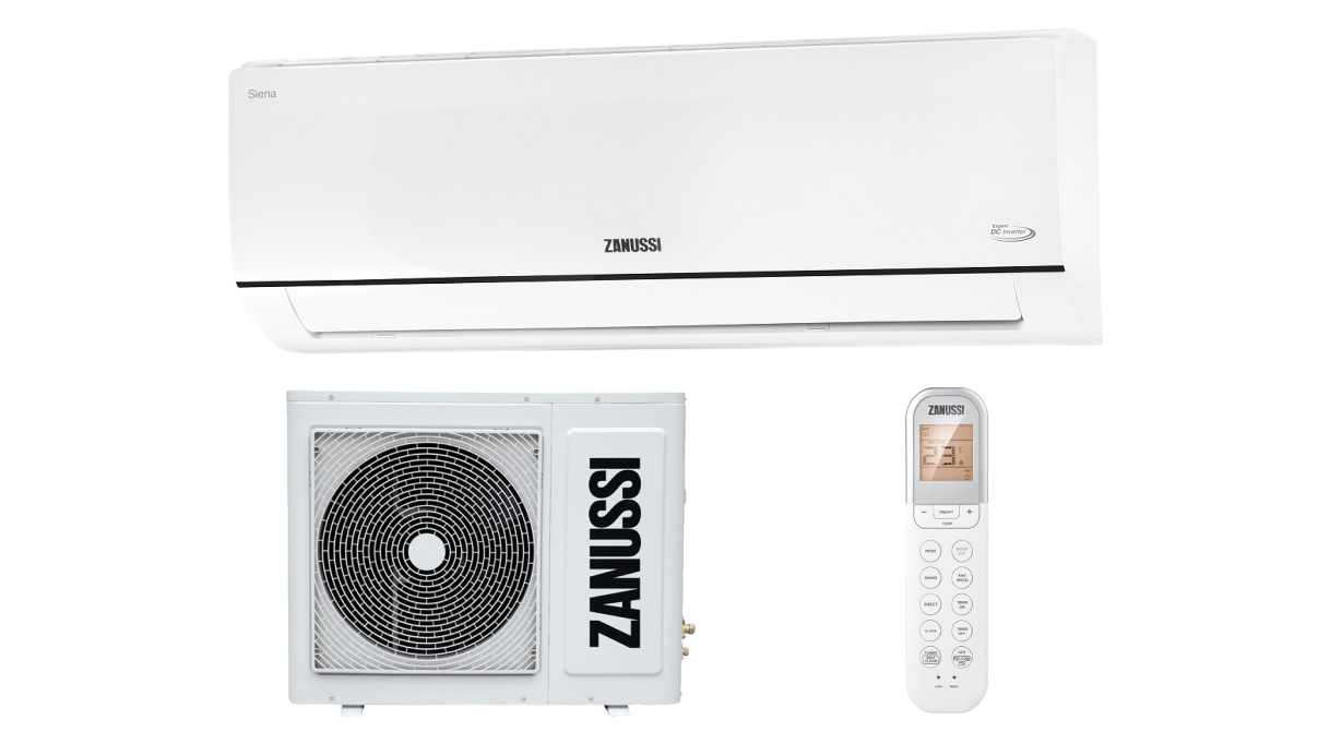 

Кондиционер Zanussi Siena DC Inverter ZACS/I-24 HS/N1 Сплит-система, Белый, ZACS/I-24 HS/N1