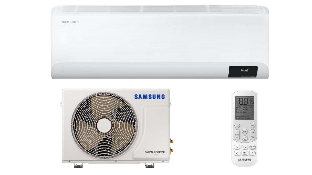 

Кондиционер SAMSUNG GEO Inverter AR09TSHYAWKNER Сплит-система, Белый, AR09TSHYAWKNER