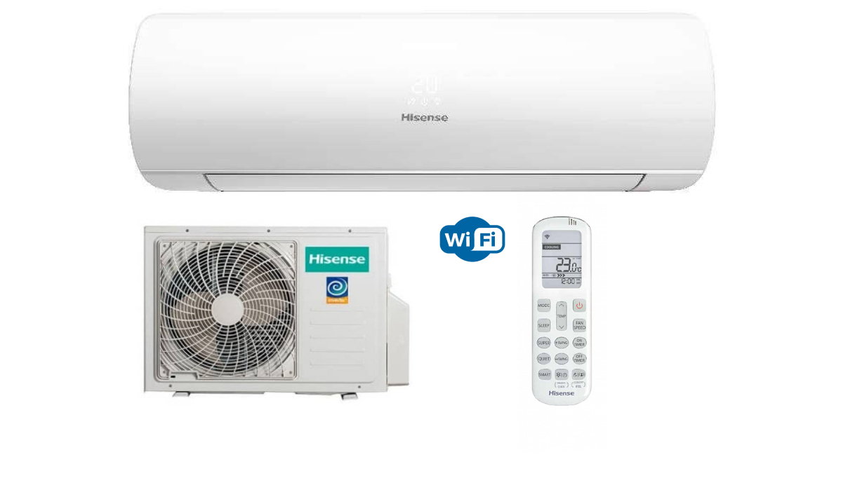 

Кондиционер Hisense LUX Design SUPER DC Inverter AS-10UW4SVETS10G/AS-10UW4SVETS10W Сплит-система, Белый, AS-10UW4SVETS10G/AS-10UW4SVETS10W