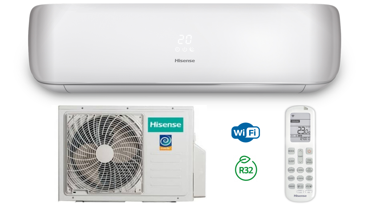 

Кондиционер Hisense PREMIUM Design Super DC Inverter AS-10UW4RVETG00G/AS-10UW4RVETG00W Сплит-система, Белый, AS-10UW4RVETG00G/AS-10UW4RVETG00W