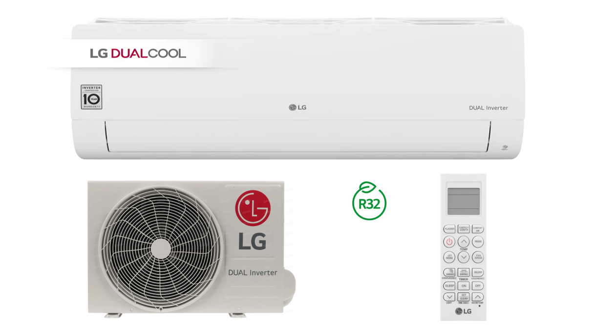 

Кондиционер LG ECO DC Inverter S12EQ.NSJC/S12EQ.UA3C Сплит-система, Белый, S12EQ.NSJC/S12EQ.UA3C